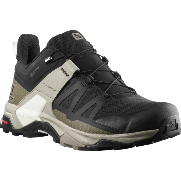 Tênis De Caminhada Salomon X Ultra 4 GTX Masculino Pretas Verde Oliva | PT R36481